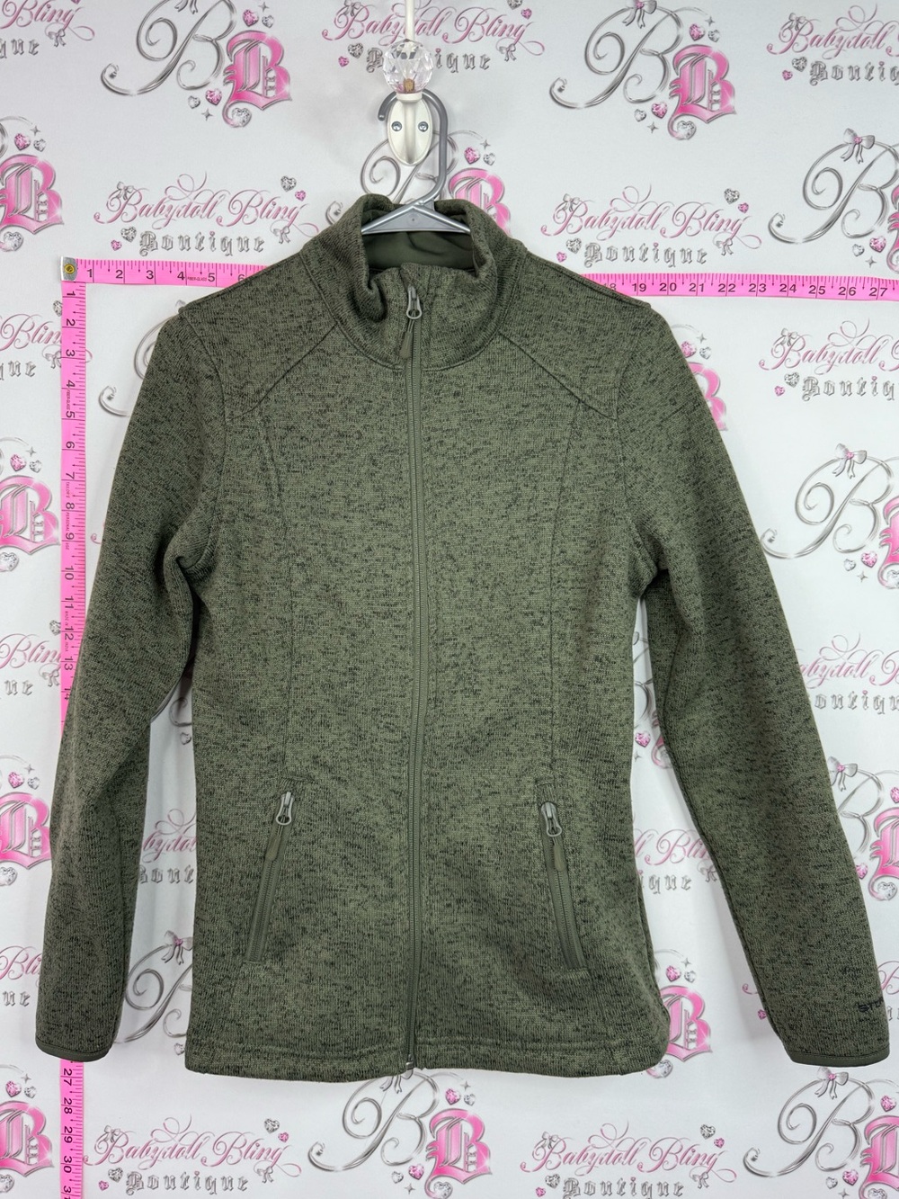 Sunice stormpack sweater Olive Green Full-Zip Utility Jacket